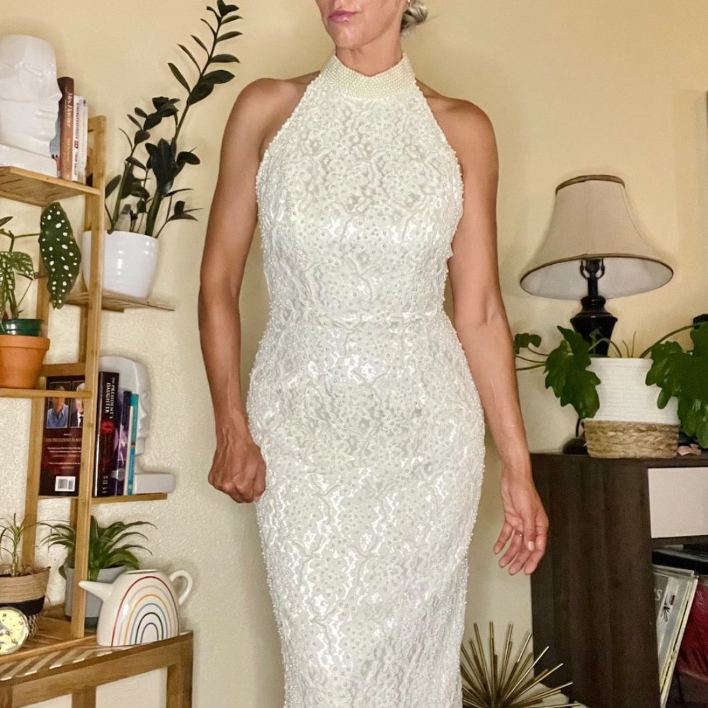 St. Tropez Elegant Cream Wedding Dress